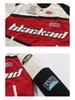 Unisex retro závodní vyšívaná bunda - Americký a evropský pouliční styl, design pro motorkáře a baseball pro podzim/zimu
