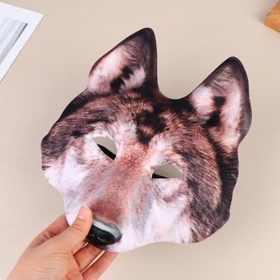 Party Easter Wolf Masque Scary Animal  Mask Cosplay Costume Accessories Realistic Face Masque Head Masque For Adults