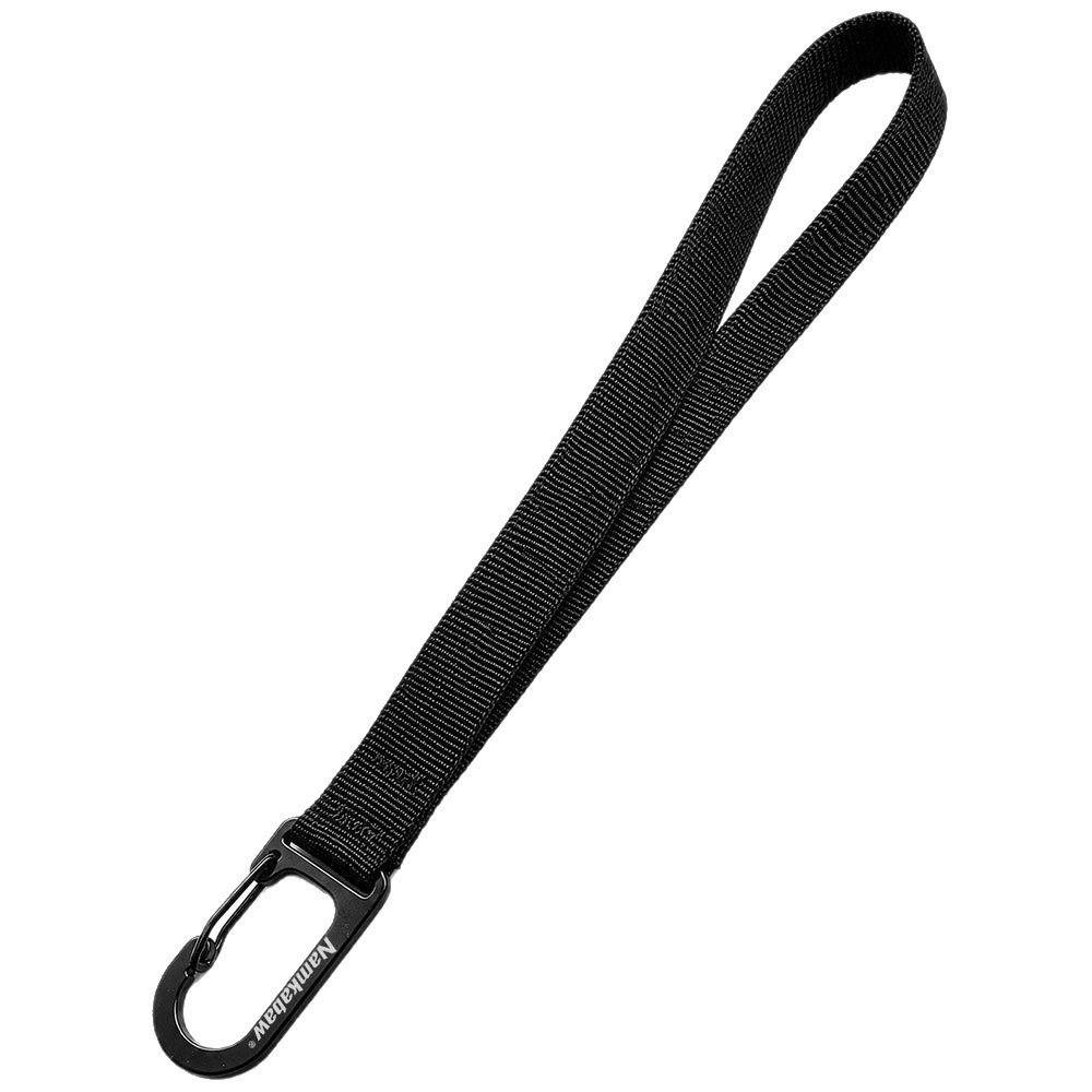 2pcs Multifunctional Webbing Spring Snap Hook Black Hanging DIY Backpack Keychain for Electric Bike