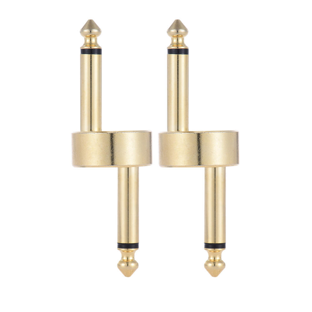 2 Pack 1 4 Inch 6.35mm Z Type Guitar Effect Pedal Coupler Connector Guitar Pedal Board Accessory