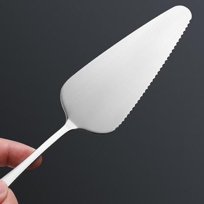Tortenheber aus Edelstahl mit Wellenschliff, Klinge zum Ausstechen von Kuchen und Pizza, Tortenschneider, Schaufel, Küchen-, Back- und Gebäckspatel, Werkzeug