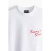 H M PrinTed T SHirT OverSized fiT wHiTe ToMMy S Diner