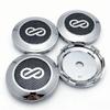 4pcs 77MM Clips 72MM ENKEI Logo Badge Emblem Car Wheel Center Caps Wheels Hub Cap Rim Hubcaps Dust Cover Replace Car Accessories
