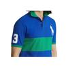 Polo Ralph Lauren Ss25 Breitgestreiftes Baumwoll-Poloshirt mit Logo-Print für Herren Oberteile 710861148-002