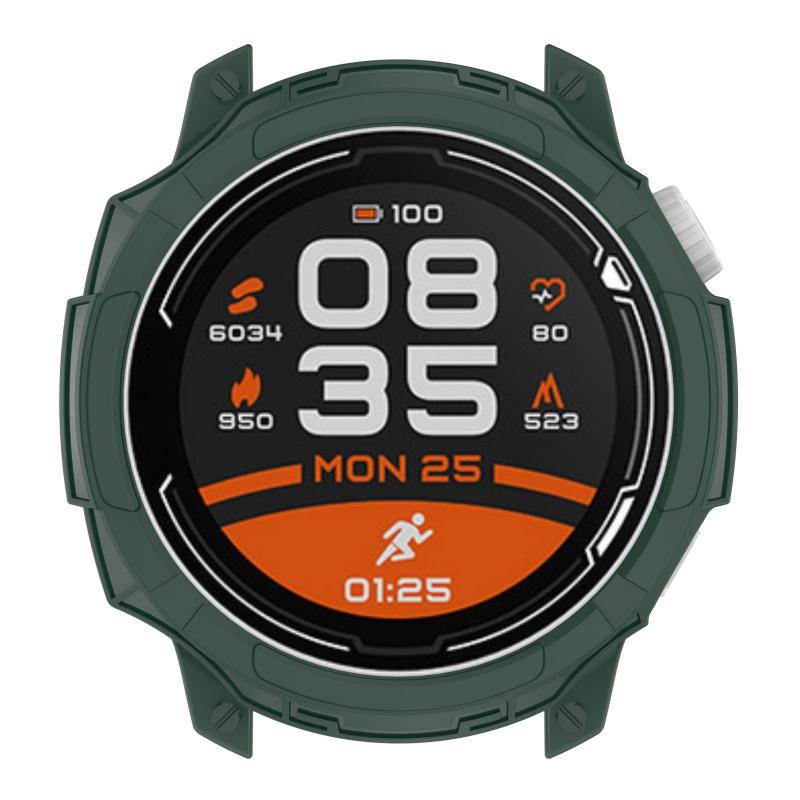 Screen Protector for Case Anti-scratch Frame Soft TPU Protective Cover Bumper for Shell for Coros Pace 2 for Smart Watch