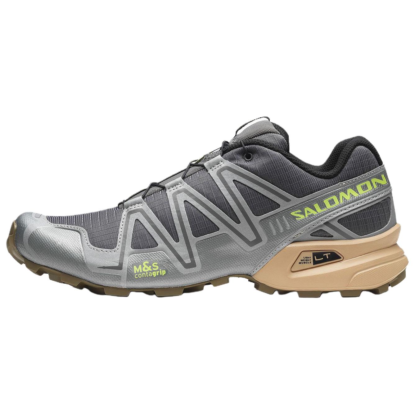 

SALOMON Speedcross 3 Удобные Универсальные Прочные Дышащие Низкие Повседневные Кроссовки Унисекс Серый 477363 42⅔