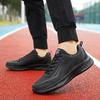 PU Leer Hardloopschoenen Heren Casual Sneakers Fitness Trainers Waterdichte Sportschoenen Zachte Zool Sneakers