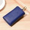 Porte-clés Portefeuille en Cuir Véritable Unisexe - Organisateur de Clés de Voiture/Maison avec Emplacements pour Cartes, Petit Sac Porte-clés (Cadeau prêt