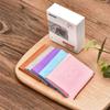 5 Stück/Los Weiches Wildleder Brillenputztuch Mikrofaser Brillenreiniger Brillenreiniger Reinigungstücher Linse Handy-Bildschirm Weiblich