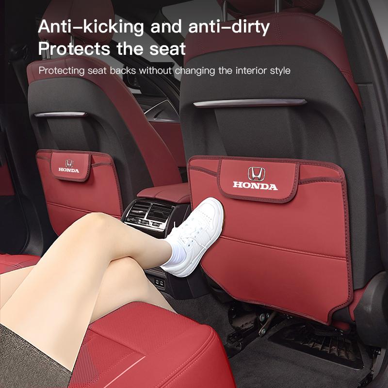 Car Seat Protection Pad Seat Anti-kick Mat For Honda Civic Accord Crosstour Spirior Odyssey Avancier UR-V Sienna Elysion CR-Z JS1