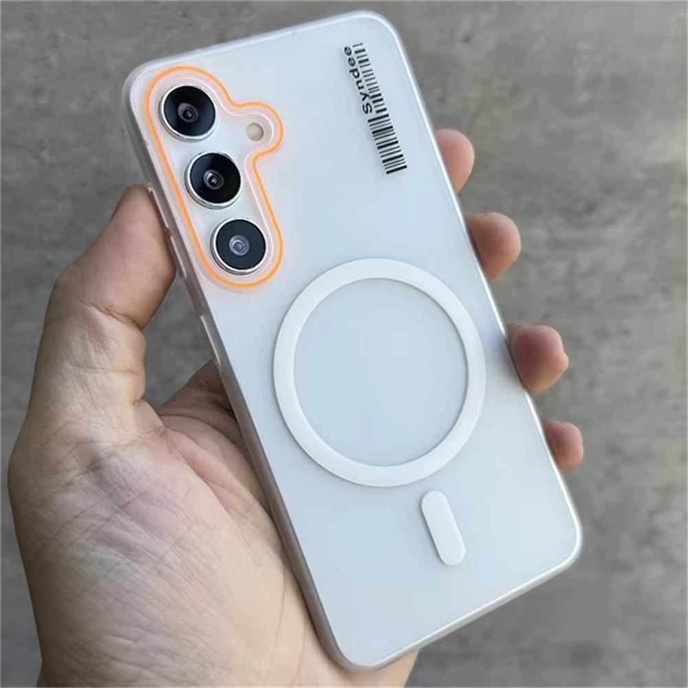 Double Color Matte Hard PC Phone Cases For Samsung Galaxy A56 A36 A16 A55 A35 A15 A54 A34 A14 5G Case For Magsafe Magnetic Cover