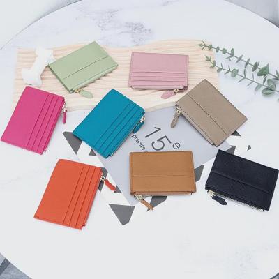 2024 Ultra-Thin Genuine Leather Women's Coin Purse & Two-in-One Card Holder