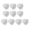 10pcs Replacement Earbud Silicone Cone Shaped Earbud Tips Set for Hearing Amplifier