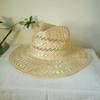 Japanese Retro Spring And Summer Fashion Woven Sisal Flower Jazz Top Hat Men'S And Women'S Vacation Beach Sunscreen Sunshade Straw Hat