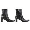 Excellent BALLY Ankle Boots TIURA-FE Side Zip Short Boots Black Leather Women Used