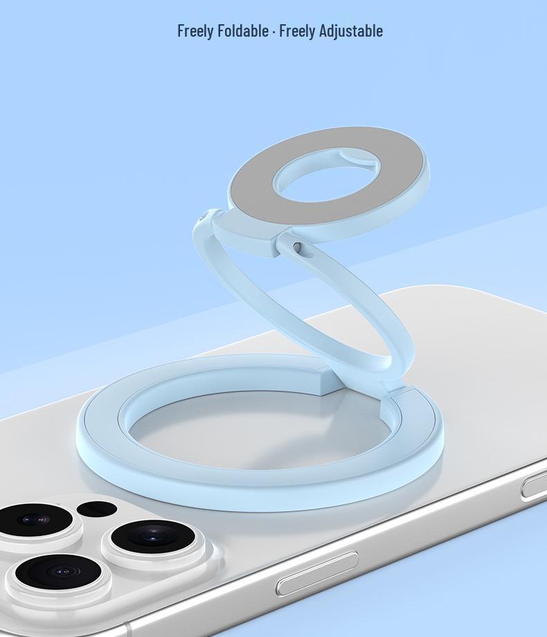 Magnetic Double-Sided Rotating Phone Stand & Finger Ring Holder