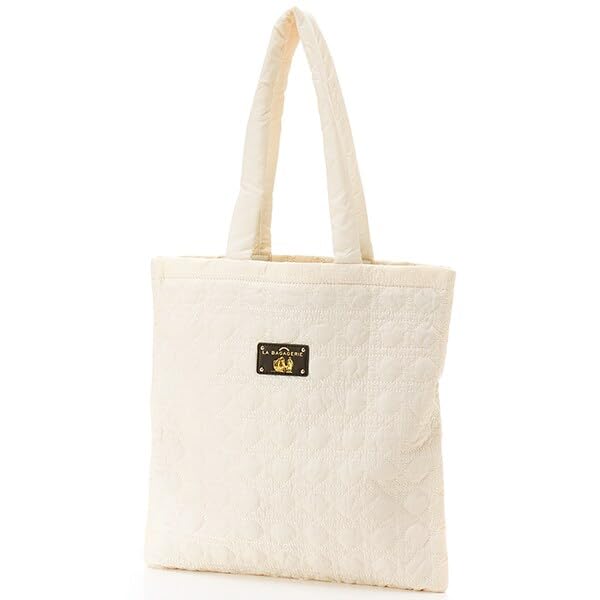 Labagagery Two-Tone Quilted Big Tote Bag B007601 Black (10)