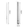 21Pcs/Set Skewers Barbecue Reusable Grill Stainless Steel Shish Kebab BBQ Camping Flat Forks Gadgets Kitchen Accessories Tools
