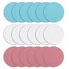 Round Anti-slip Waterproof Stickers for Bathroom & Kitchen Tiles - Pink & Blue