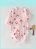 Baby Cotton Romper With Long Sleeves For Newborns Boys Girls Spring Autumn Playwear