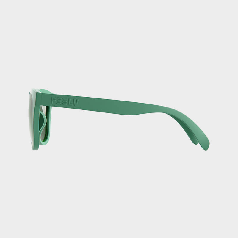 Pilli Neon Pastel Sports Sunglasses L Size (Matte Green)