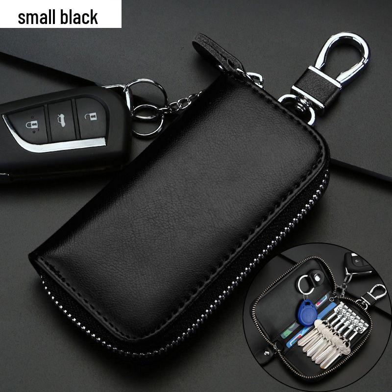 

Large Capacity Zipper Key Pouch - Unisex, Waist Hanging, Multifunctional Key Holder with Buckle