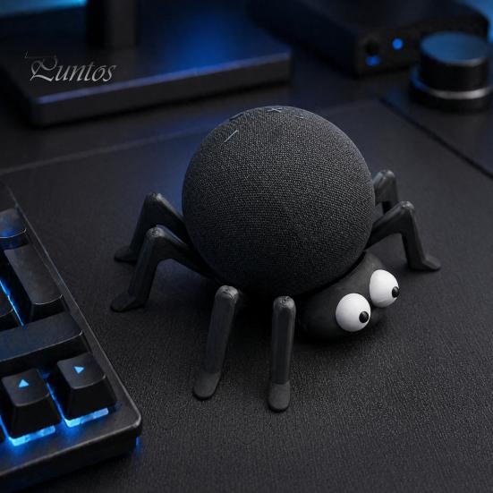 Unique Home Accents Spider Shape Table Stand Holder Compatible with Alexa Echo Dot 4/5 & Living Room Display Piece HomePod Mini, Decorative