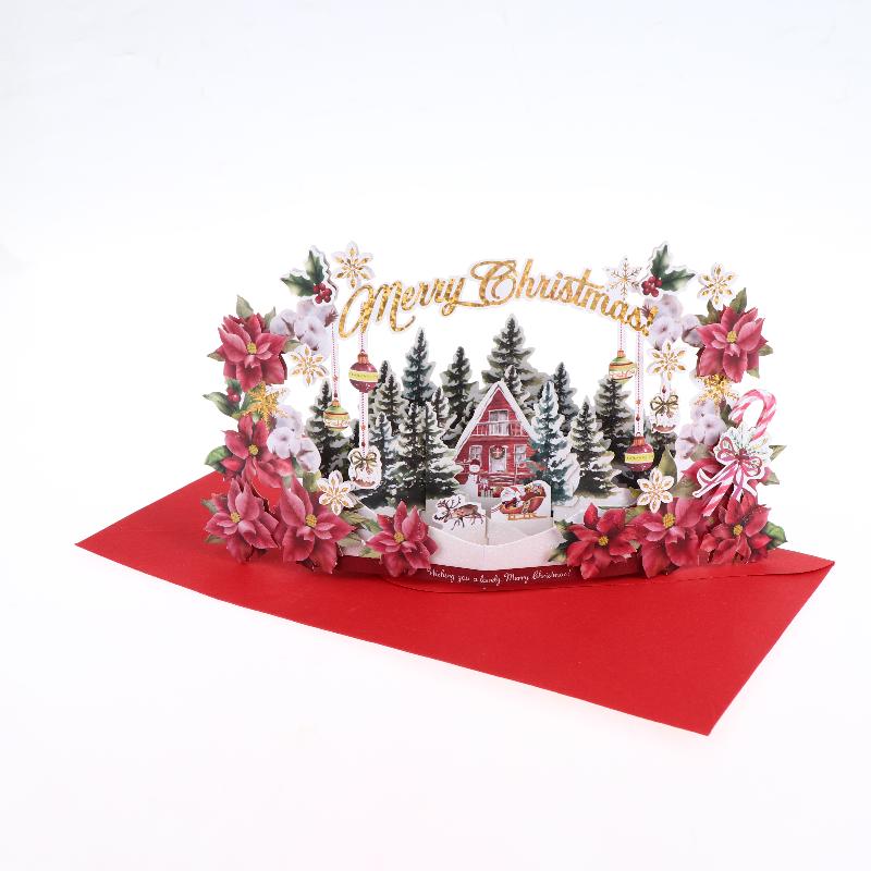 Christmas 3D Santa Claus Decorative Card | Perfect For Festive Occasions | Great Gift For Parents, Siblings, Teachers Classmates