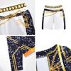 Crianças Meninas Kpop Caçadora de Demônios Cosplay Rumi Zoey Mira Conjunto de Fantasia Cosplay Estampa 3D Roupas de Apresentação de Palco Infantil Festa de Halloween