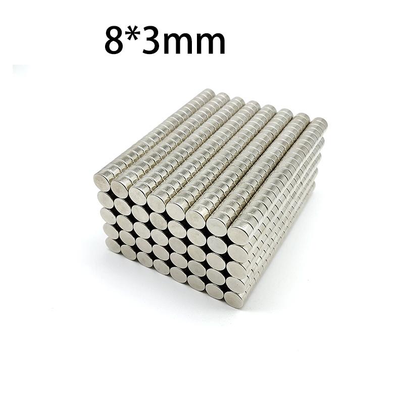 8mm & 6mm Round Magnets (3mm Thick) - Strong Disc Magnets for DIY & Industrial Projects