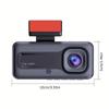 New 2/3 Cameras 1080P Car Driving Recorder 3-channel Car DVR Black Box Night Vision Video Recorder Hidden Recorder Rear View Camera