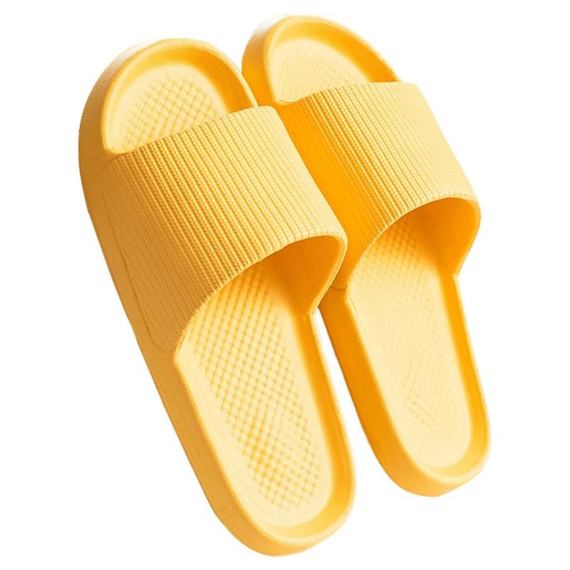 Stepping on shit slippers women's summer couple indoor home bathroom bath non-slip thick bottom outside wearing cool slippers men