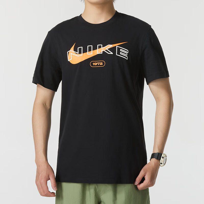 Nike T Shirts Men's Black Crew Neck FV5712-010