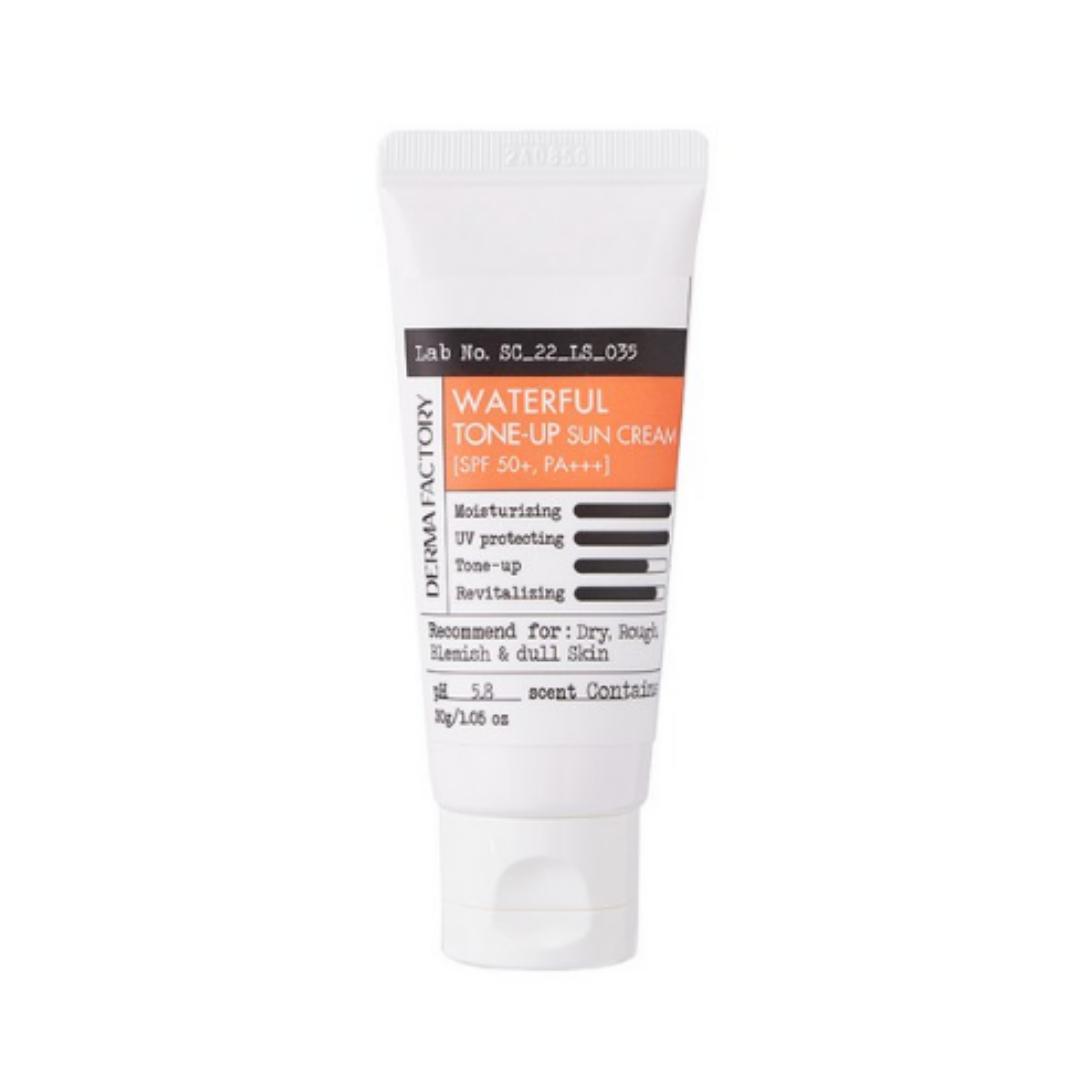

DermaFactory Waterful Tone‑Up Sun Cream SPF50+ PA+++ — 30 г