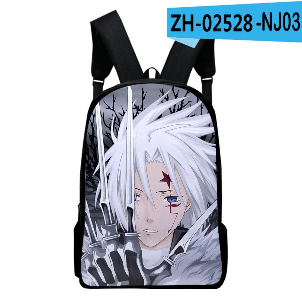 Popular Novelty Cool D.Gray-man Notebook Backpacks Pupil School Bags 3D Print Oxford Waterproof Boys/Girls Laptop Backpacks