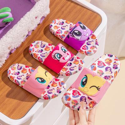 Pantofole Estive Cartoon per Bambine My Little Pony: Sandali da Bagno Carini con Cinturino Singolo, Antiscivolo