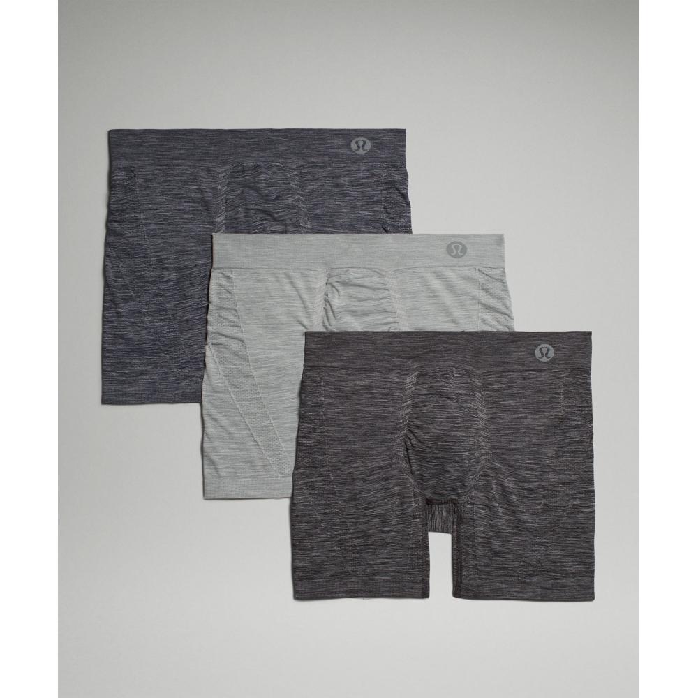

Lululemon Rapid Vent Tech Boxer 5 3 шт. в упаковке: цвет: черный, цвет: серый, цвет: темно-синий, цвет: меланжевый S/5