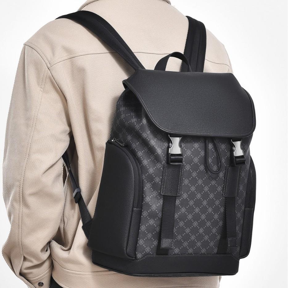 Travel backpack men's high-end sense large-capacity business backpack anti-splashing water travel short-distance men's computer backpack