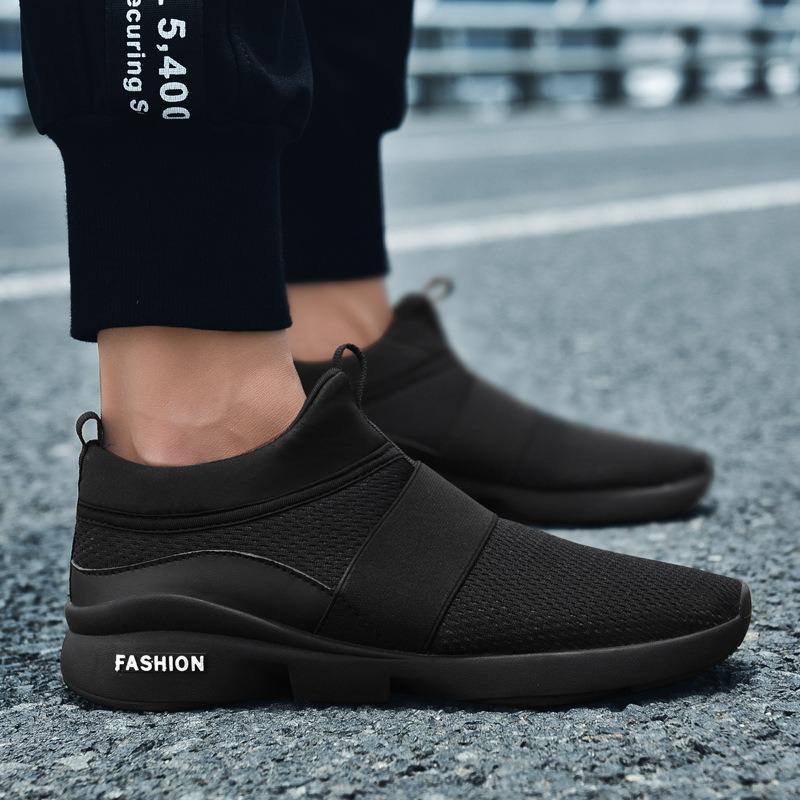 Men Sneakers Mesh Casual Shoes New Fashion Outdoor Comfortable Loafers Lightweight Walking Shoes Slip-On Men Shoes Plus Size 49