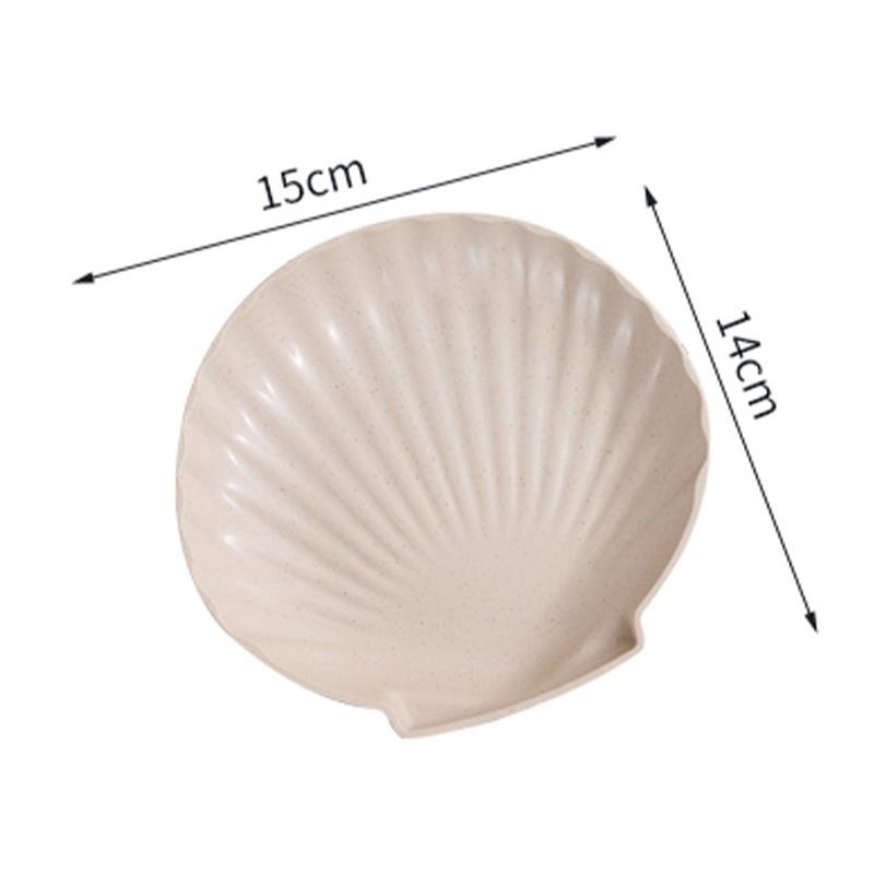 3Pcs Creative Plastic Fruit Plate, Snack Plate, Vegetable Plate, Bone Spitting Plate Snack Plate Nut Plate Dessert Plate