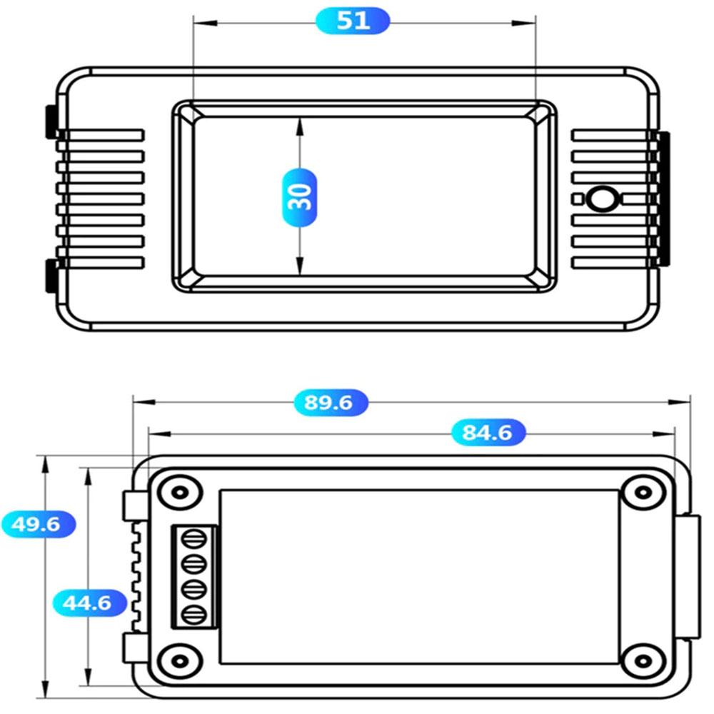 PZEM-022 Open and Close CT 100A AC Digital Display Power Monitor Meter Voltmeter Ammeter Frequency