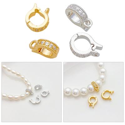 Elegant Bracelet Clasp Fastener Practical Jewelry Fastener Clasps Accessory for Bracelet and Necklace Crafters