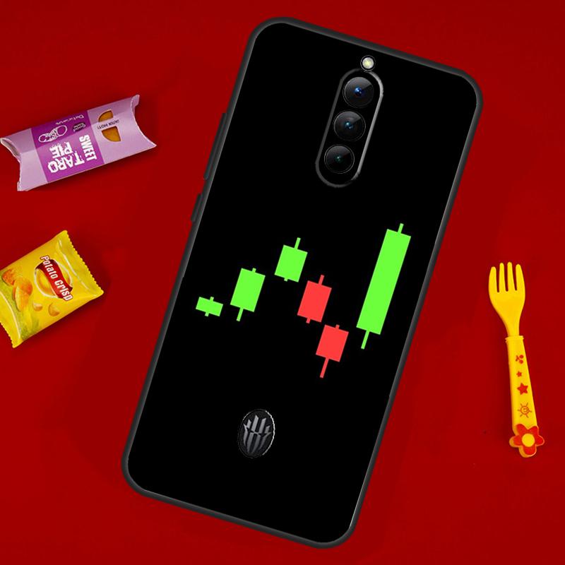 Trade Investment Forex Stock market Phone Case For ZTE Nubia Red Magic 10 Air 6 7 6S 7S 8S 9S 10S Pro 8 9 10 11 Pro Plus Cover