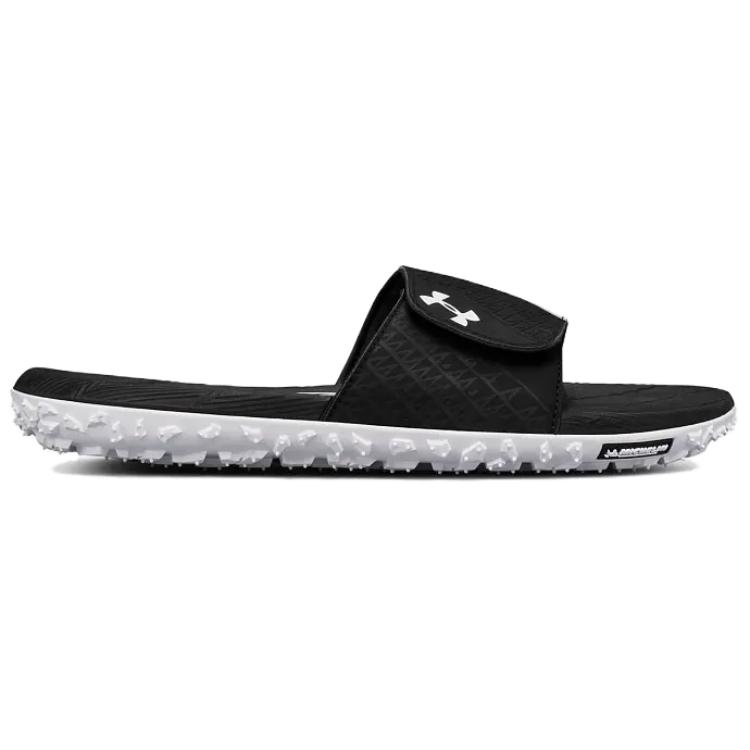 Тапочки Under Armour Fat Tire Черный/Серый 3000036-002 40