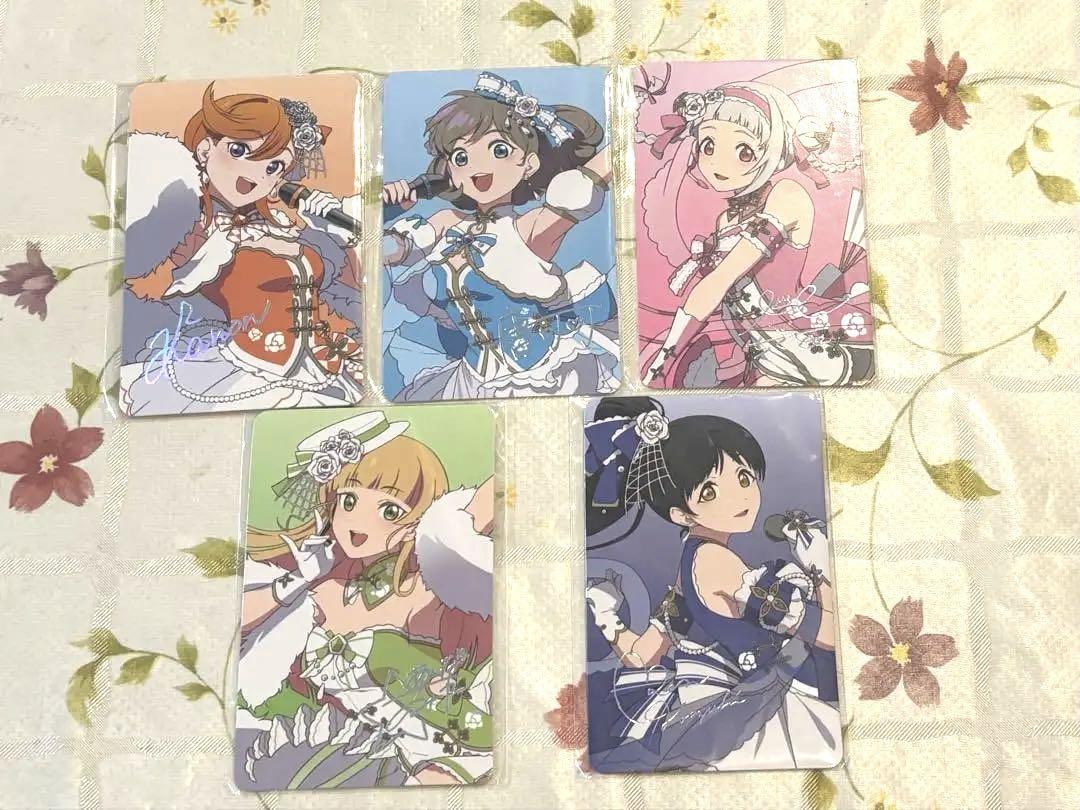 

[USED] Liella! Bai Ka Kimu All 5 types purchase bonus collection bromide