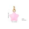 Stainless Steel Star and Moon Pendant for DIY Bracelet or Necklace - Versatile Fashion Jewelry Charm