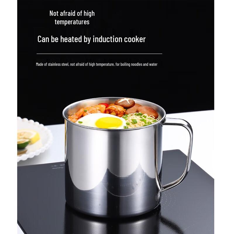 FATTBAO 304 Stainless Steel Mug with Handle