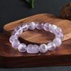 [New Product Optimization] Natural Lavender Amethyst Ice Lavender Light Purple Crystal Single Ring Bracelet Men's