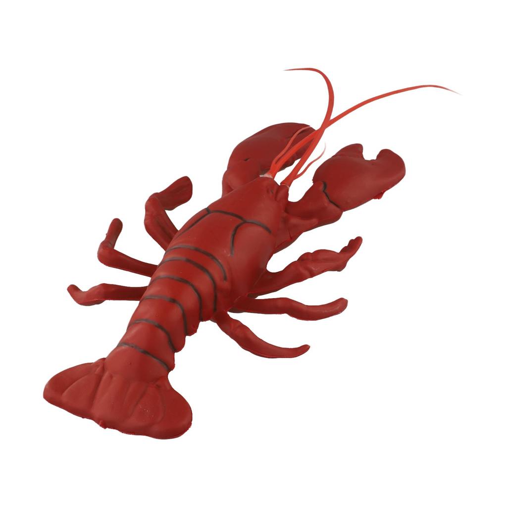 1 Pcs Lifelike Lobster Model Decor Artificial Creative Realistic Lobster Shape Decor Plastic Garden Decoration