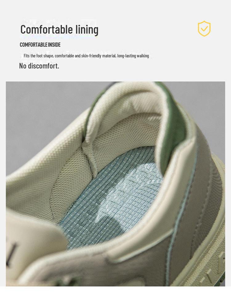 2023 Übergröße Herren-Sneakers: Echtes Leder im Hongkong-Stil, Weißes Sportschuhe mit dicker Sohle für Frühling/Sommer